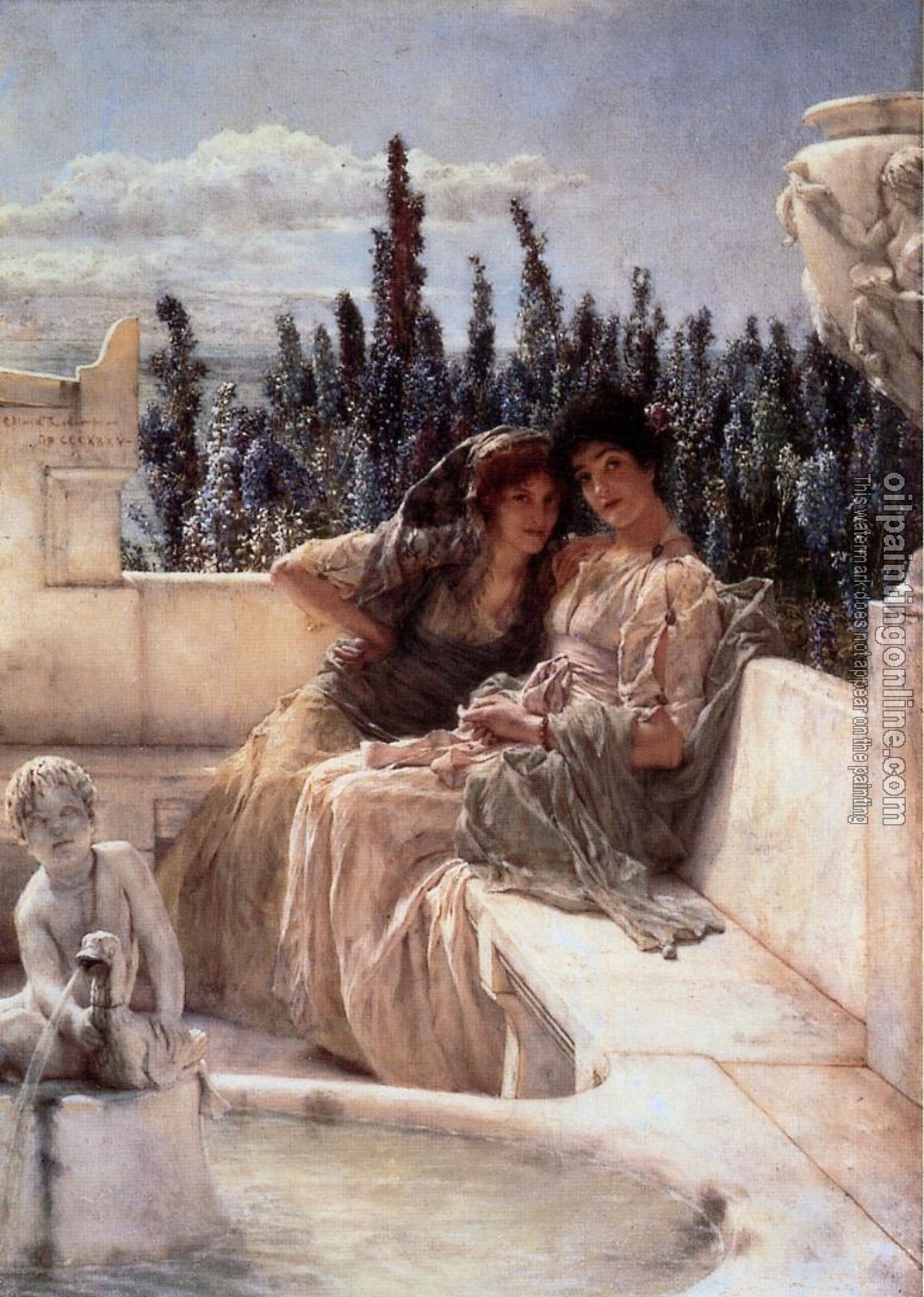 Alma-Tadema, Sir Lawrence - Whispering Noon